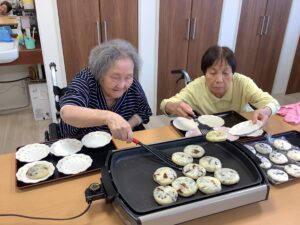 ６月クッキング～あんこたっぷり梅が枝餅作り～